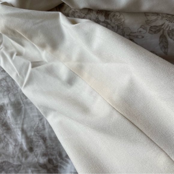 J Crew Schoolboy Blazer XL Cream Ecru Office Classic Minimalist Neutral K2899 - Picture 3 of 11